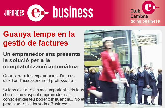Jornada Ebusiness Cambra Barcelona Guanya temps a la gestió de factures amb Contarapid