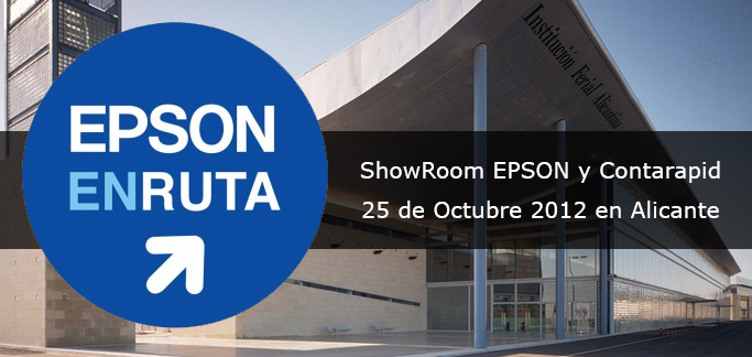 Contarapid forma parte del Showroom EPSON En Ruta 2012 de Alicante