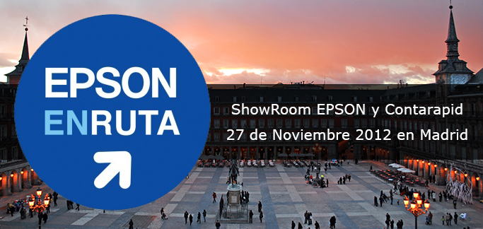 Contarapid forma parte del Showroom EPSON En Ruta 2012 de Madrid