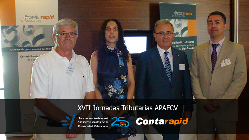 Contarapid en las XVII Jornadas Tributarias de la Asociación Profesional de Asesores Fiscales de la Comunidad Valenciana