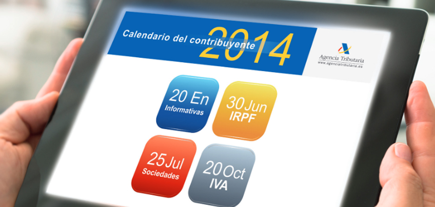 Hacienda publica el calendario fiscal 2014