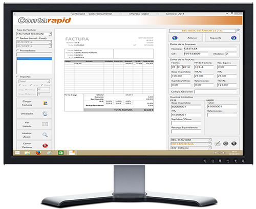 Contarapid, software para contabilizar facturas automáticamente