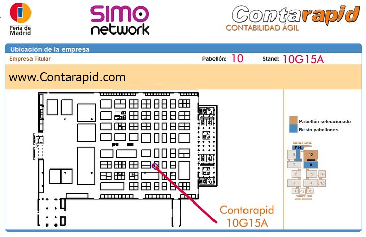 Contarapid en SIMO Network 2010, Feria internacional de servicios y soluciones TIC para empresas