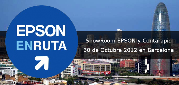 Contarapid forma parte del Showroom EPSON En Ruta 2012 de Barcelona