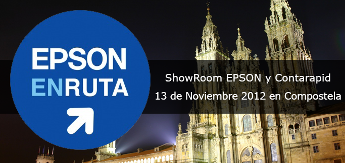 Contarapid forma parte del Showroom EPSON En Ruta 2012 de Santiago de Compostela