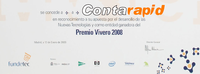 Contarapid gana el Premio Vivero 2008 de Fundetec