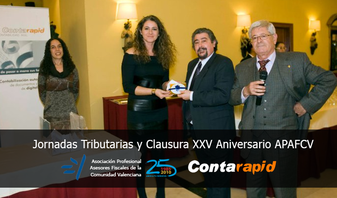Contarapid regala una licencia a un asociado de la Asociación Profesional de Asesores Fiscales de la Comunidad Valenciana