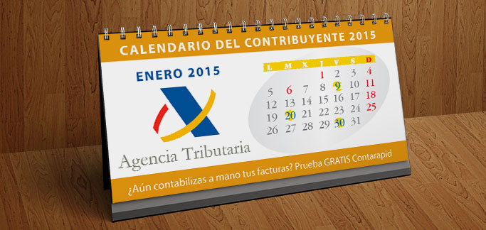 Calendario fiscal enero 2015 para empresas y autónomos